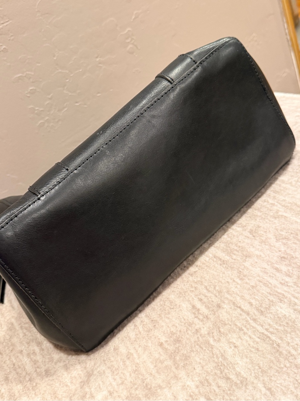 Madewell Black Leather Satchel Bag #401 - Picture 8 of 16